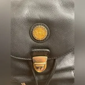 Pierre Balmain | Bags | Soldvintage Leather Balmain Backpack  display picture 1